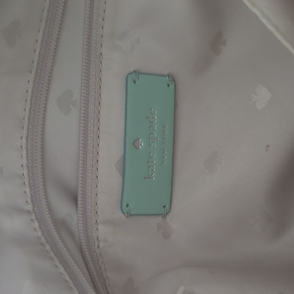 DONATING SOON: Kate Spade teal/aqua ombre nylon purse - Picture 6 of 6